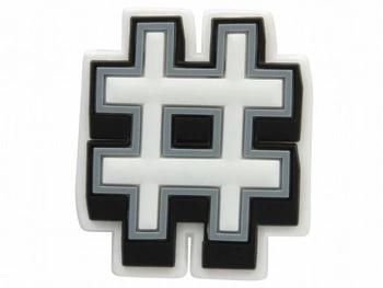 Jibbitz Crocs Hashtag