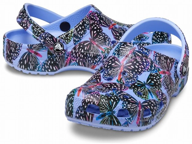 Klapki Crocs Classic Butterfly Clog Moon Jelly/ Multi