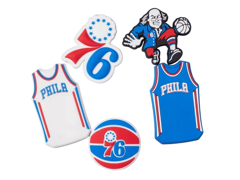 Jibbitz Crocs NBA Philadelphia 76ers 5Pack