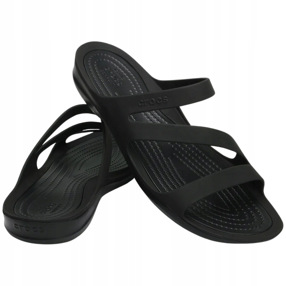 Sandały Crocs Swiftwater Sandal W Black/Black 