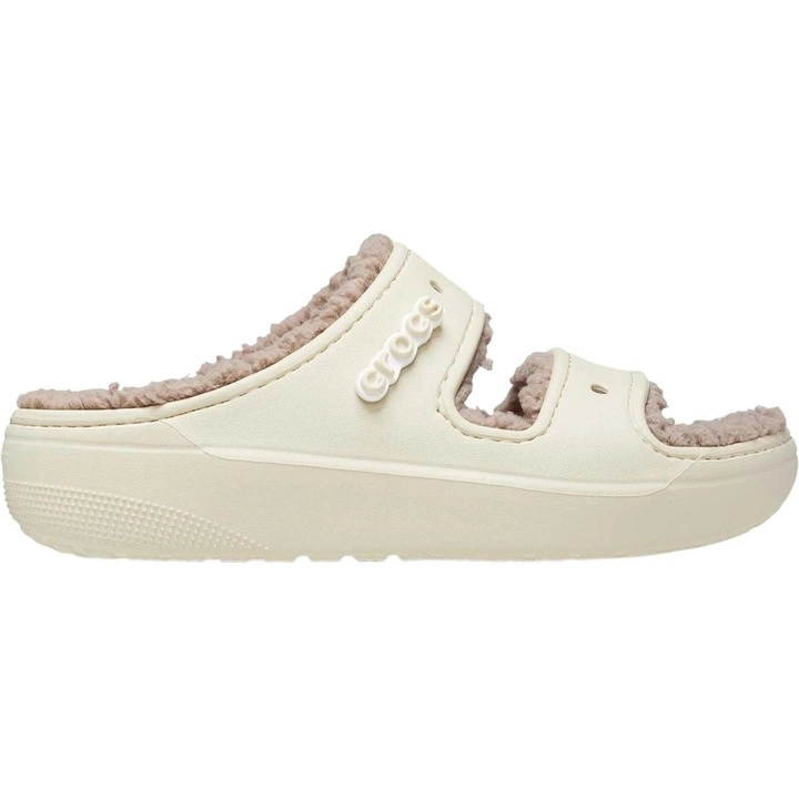 Klapki Crocs Classic Cozzy Sandal bone/mushroom