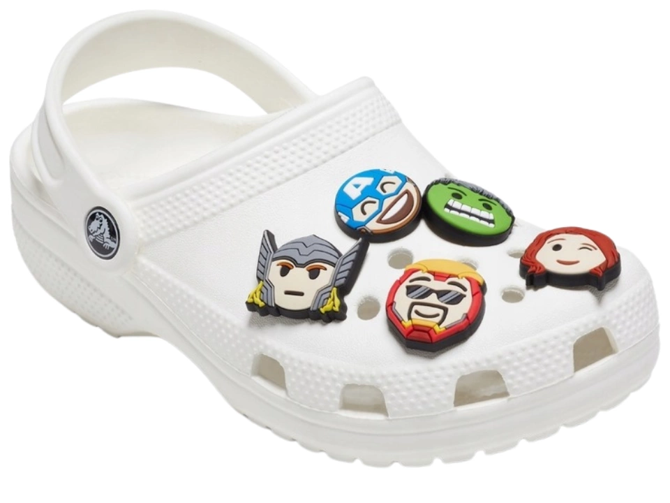 Jibbitz Crocs Avengers Emojis 5 Pack