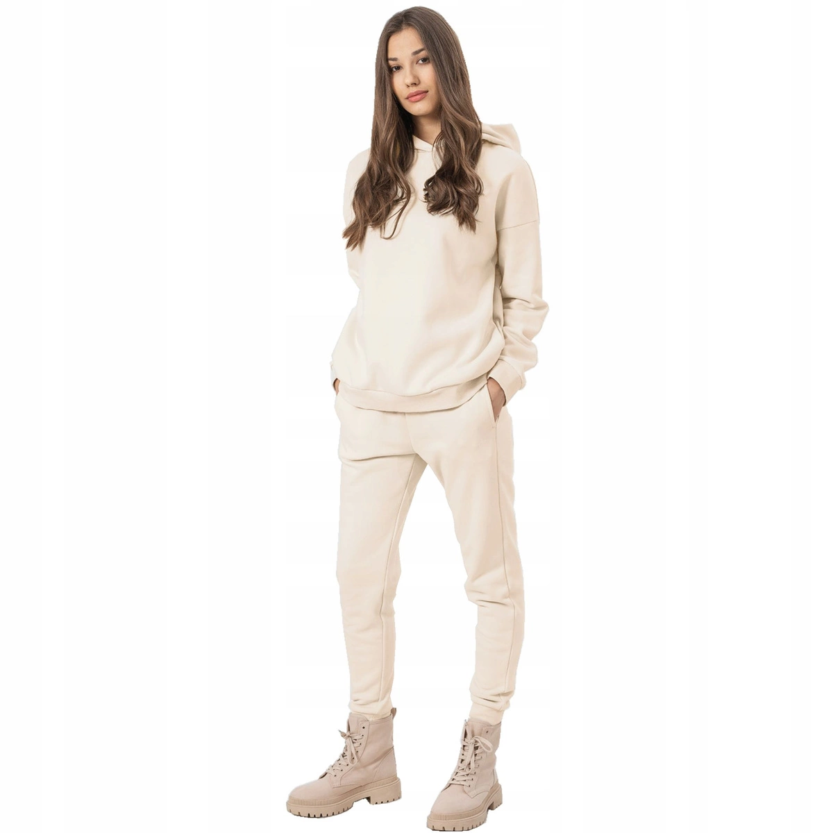 Spodnie Outhorn złamana biel