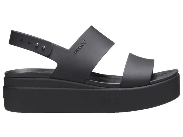 Sandały Crocs Brooklyn Low Wedge W Black