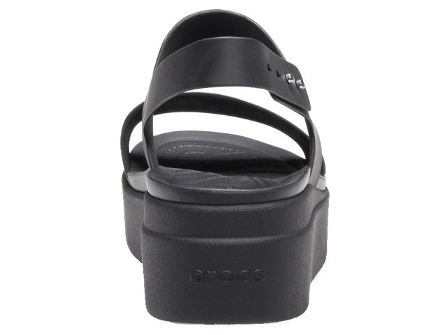 Sandały Crocs Brooklyn Low Wedge W Black