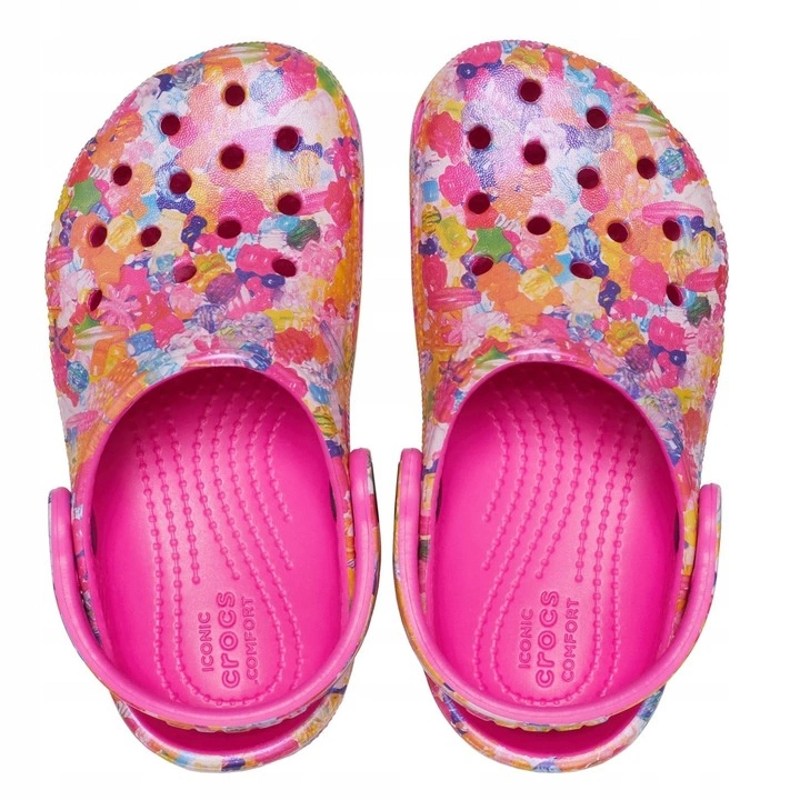 Klapki Crocs Classic Hyper Real Clog Kids Multi