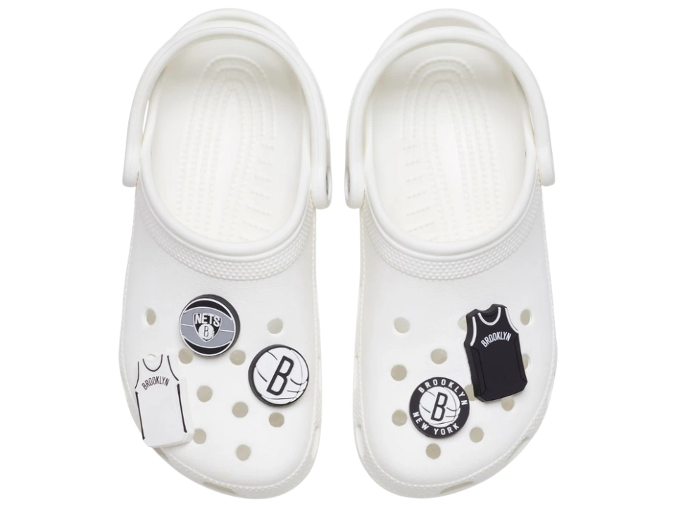 Jibbitz Crocs NBA Brooklyn Nets 5 Pack