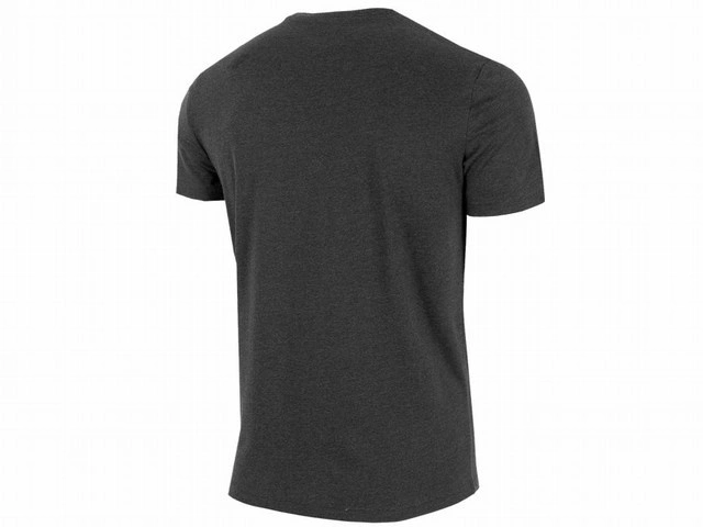 Koszulka męska 4F ciemny szary melanż
