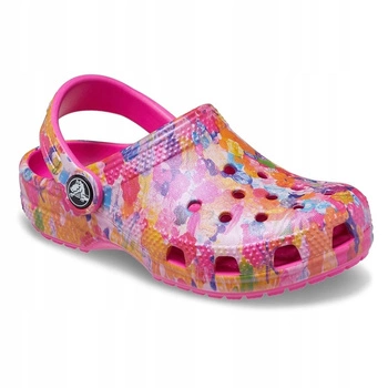 Klapki Crocs Classic Hyper Real Clog Kids Multi