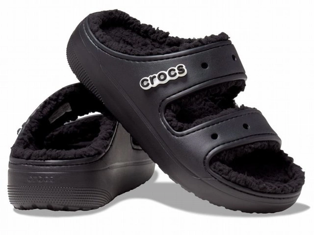 Klapki Crocs Classic Cozzy Sandal  black