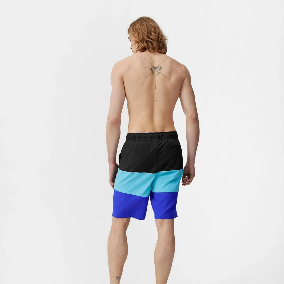 Szorty kąpielowe męskie 4F głęboka czerń