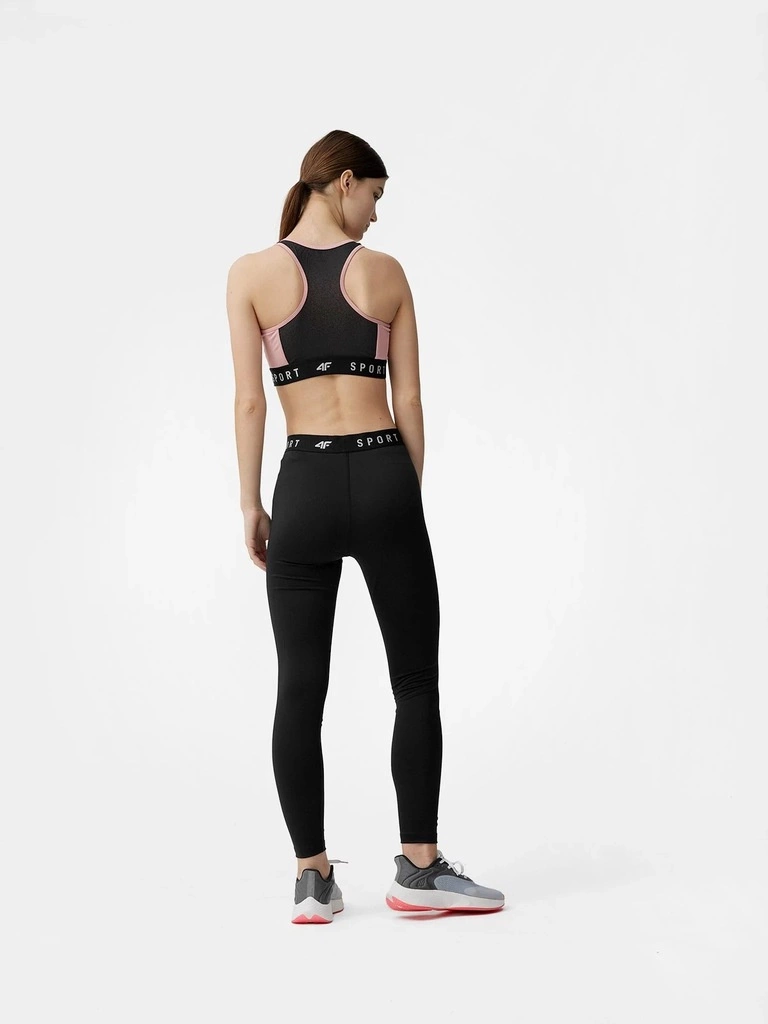 Legginsy damskie 4F głęboka czerń