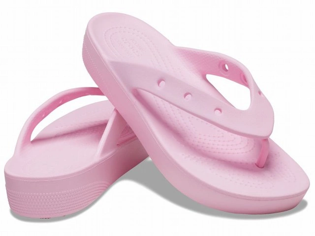 Klapki Crocs Classic Platform Flip W Flamingo