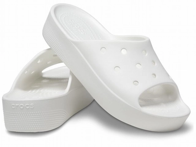 Klapki Crocs Classic Platform Slide W White