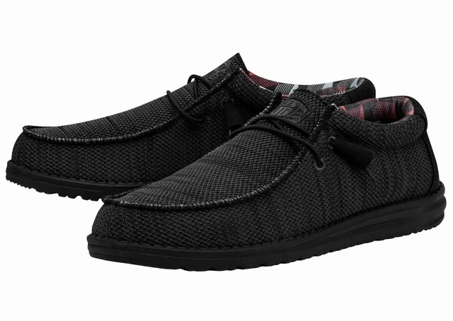Buty Hey Dude Wally Sox Jet Black
