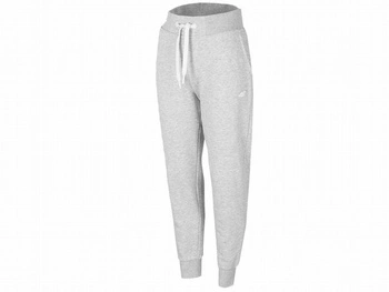 Spodnie damskie 4F chłodny jasny szary melanż