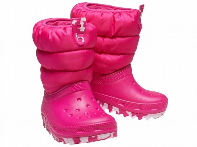 Śniegowce Crocs candy pink
