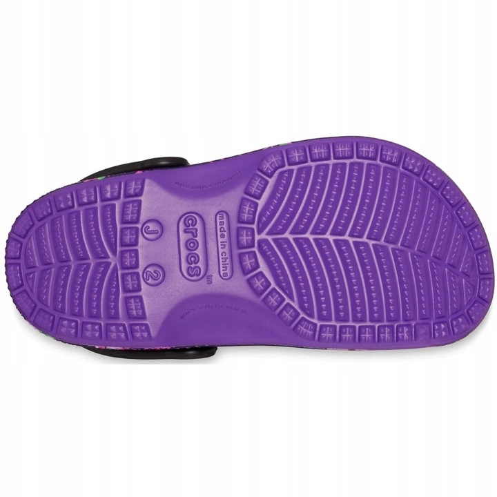Klapki Crocs Classic Meta Scape Clog K Neon Purple/ Multi