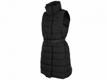 Kamizelka damska 4F głęboka czerń