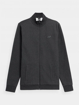 Bluza 4F ciemny szary melanż