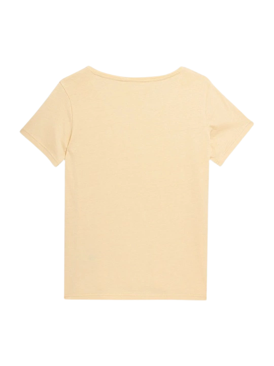 Koszulka damska 4F jasny żółty