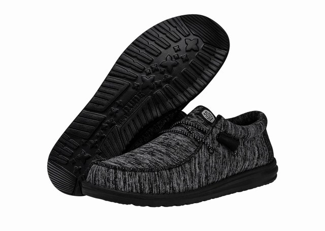 Buty Hey Dude Wally Sport Knit Black/Black