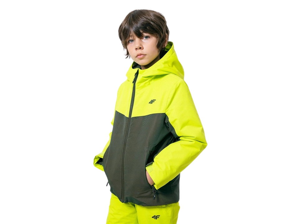 Kurtka narciarska chłopięca 4F khaki