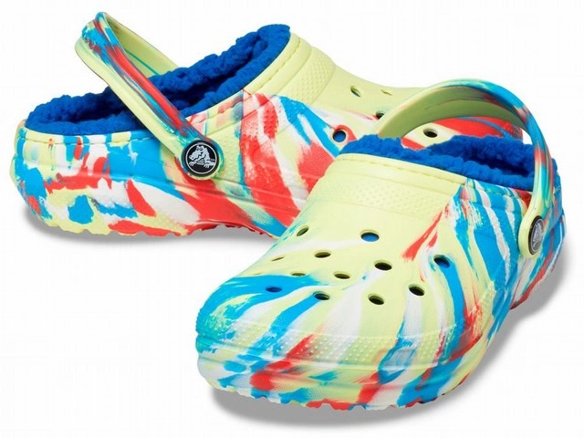 Klapki Crocs Classic Lined Marbeld Clog