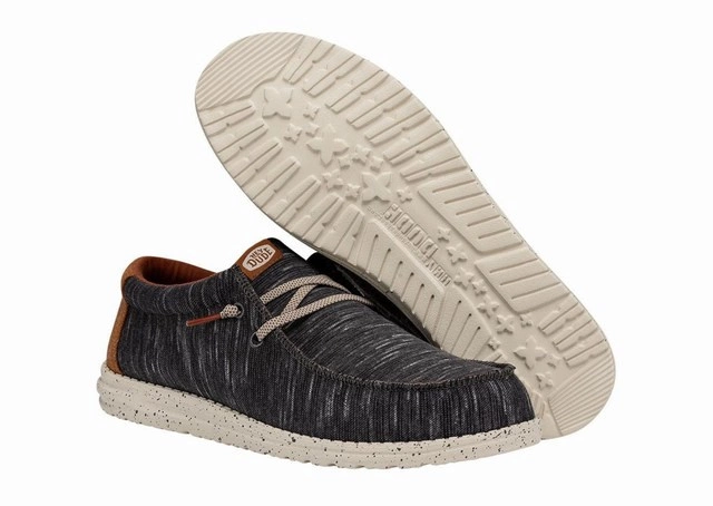 Buty Hey Dude Wally Jersey Charcoal