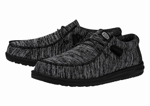 Buty Hey Dude Wally Sport Knit Black/Black
