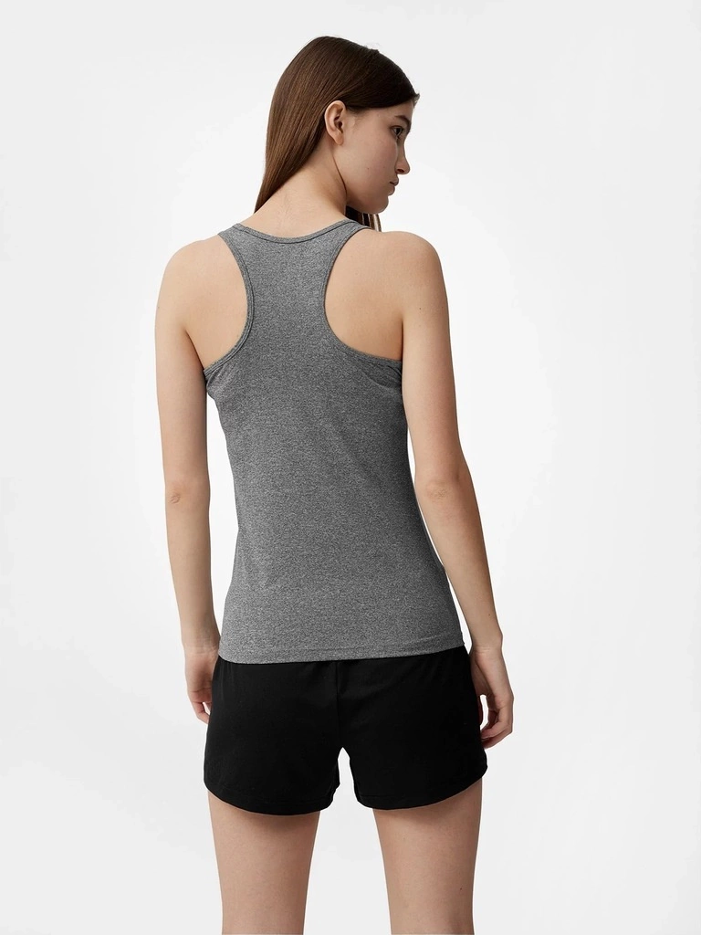 Koszulka damska 4F średni szary melanż