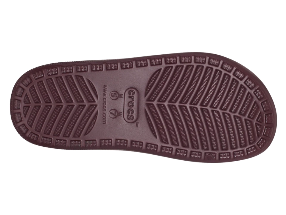 Klapki Crocs Classic Cozzy Sandal dark cherry