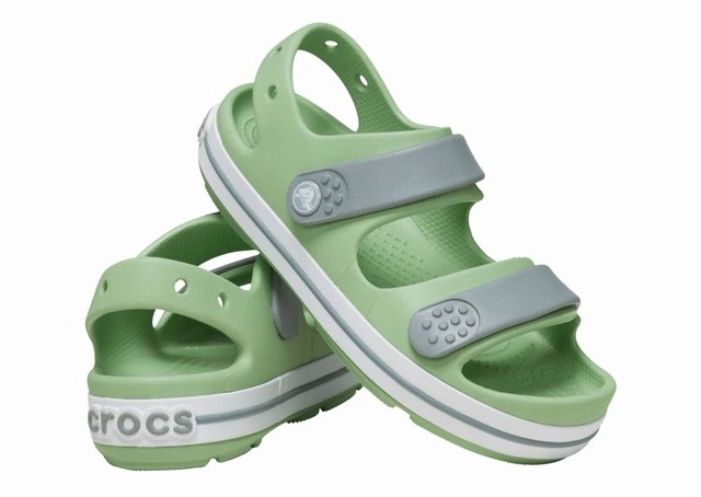 Sandały Crocs Crocband Cruiser Sandal Kids Green/Dusty