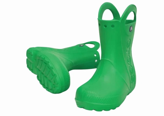 Kalosze Crocs Handle Rain Boot Kids grass Green