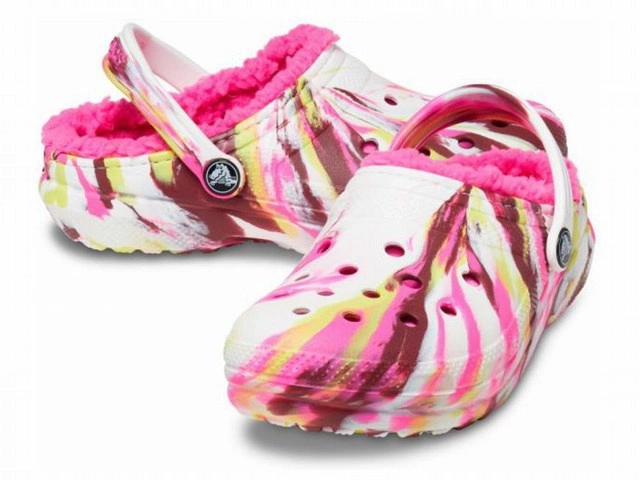 Klapki Crocs Classic Lined Marbeld Clog