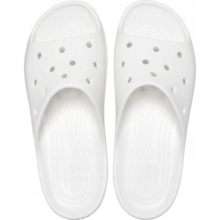 Klapki Crocs Classic Platform Slide W White