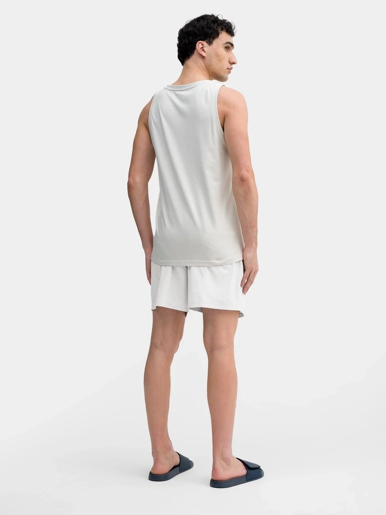 Koszulka męska 4F ciepły jasny szary