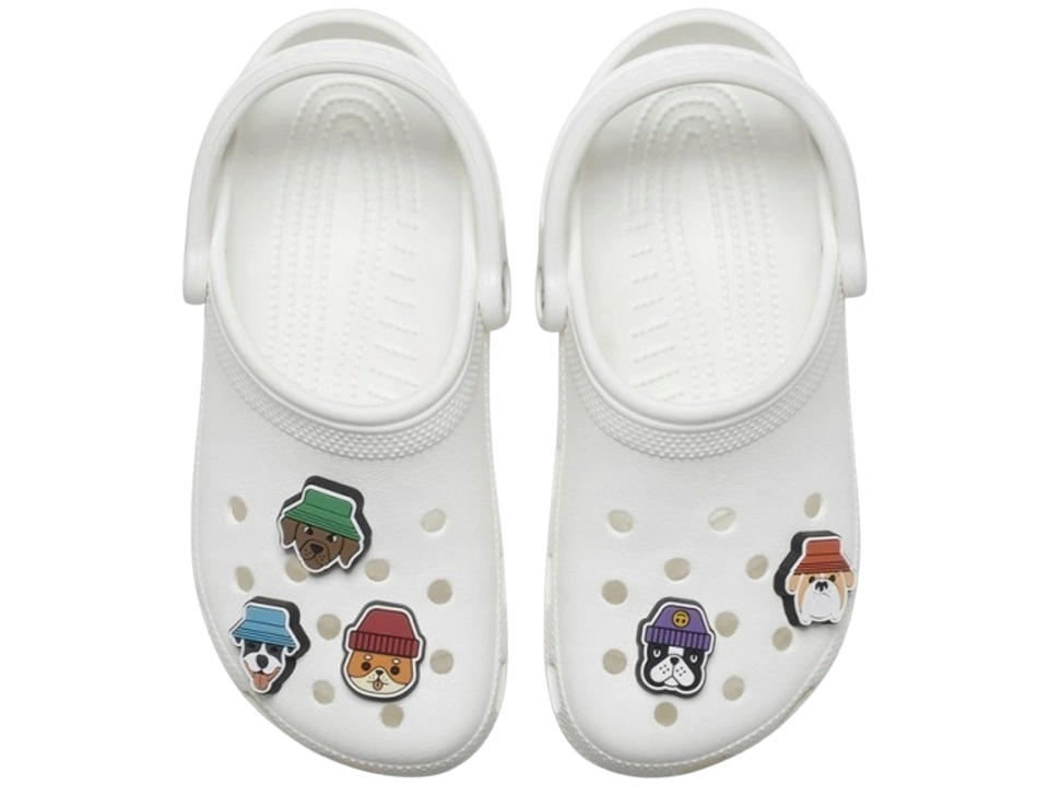 Jibbitz Crocs Dogs in Hats 5 Pack