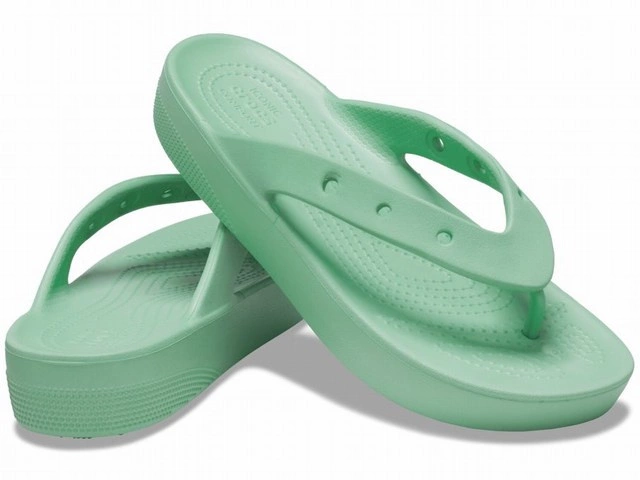 Klapki Crocs Classic Platform Flip W Jade Stone