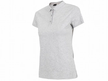 Koszulka damska 4F chłodny jasny szary melanż