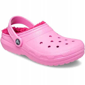 Klapki Crocs Classic Lined Kids taffy pink