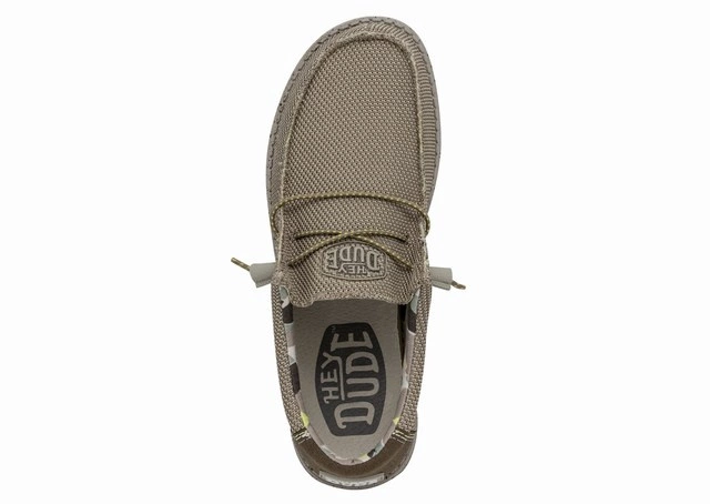 Buty Hey Dude Wally Sox Triple Needle Camel
