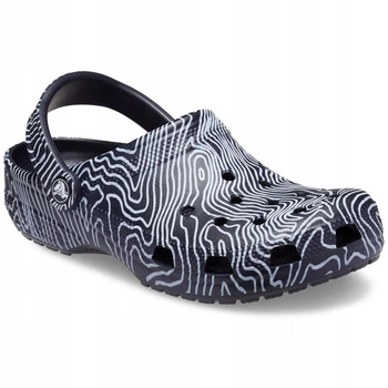 Klapki Crocs Classic Topographic Clog Deep Navy/ Multi