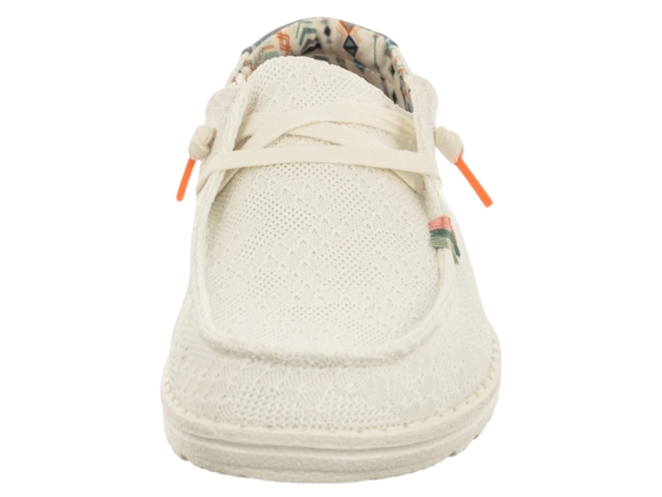 Buty Hey Dude Wendy Boho White Crochet