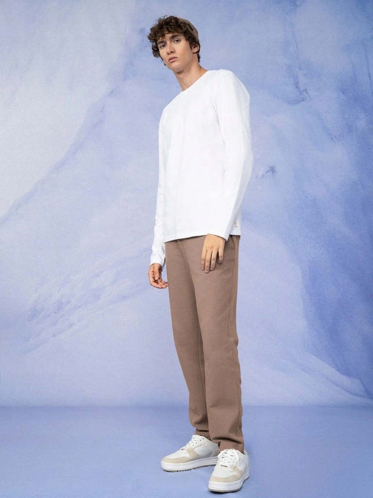 koszulka longsleeve Outhorn biały