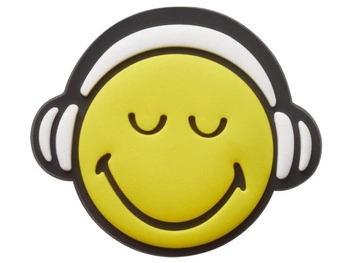 Jibbitz Crocs Smiley Brand Headphones