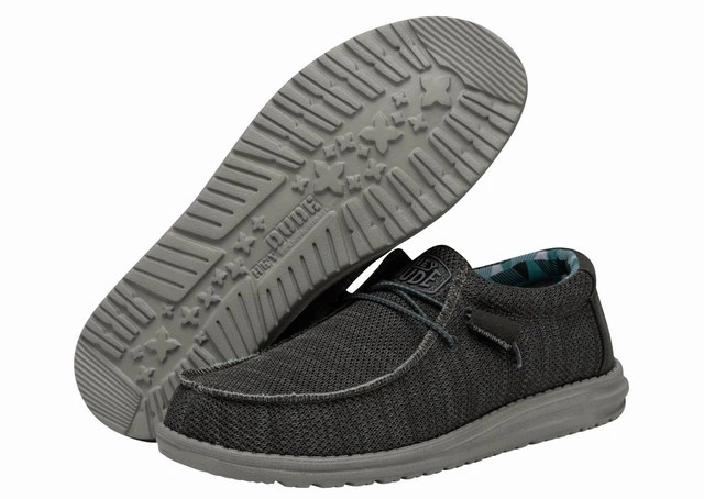 Buty Hey Dude Wally Sox Charcoal