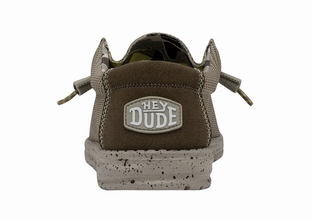 Buty Hey Dude Wally Sox Triple Needle Camel