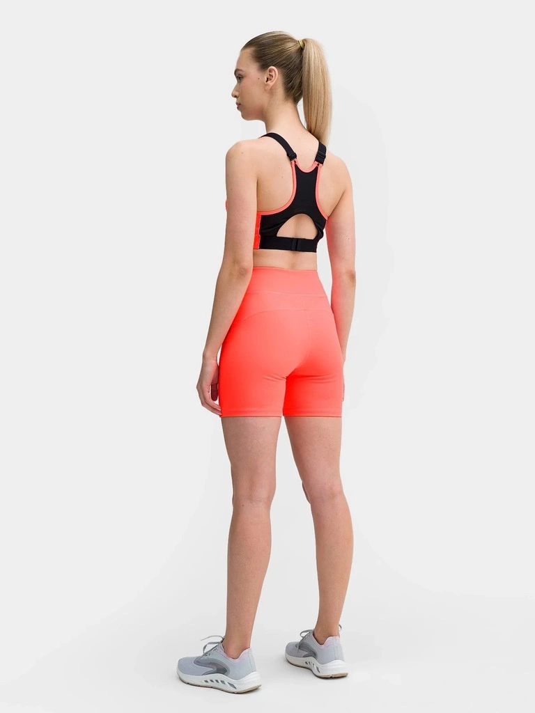 Legginsy damskie 4F czerwony neon