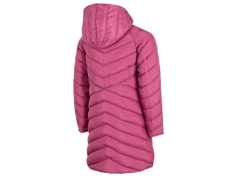 Kurtka dziewczęca 4F ciemny róż